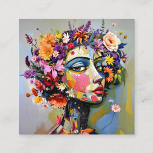 "Blumengeometrie" - Ein botanisches Portrait Begleitkarte