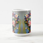 "Blumengeometrie" - Ein botanisches Portrait Kaffeetasse (Mittel)