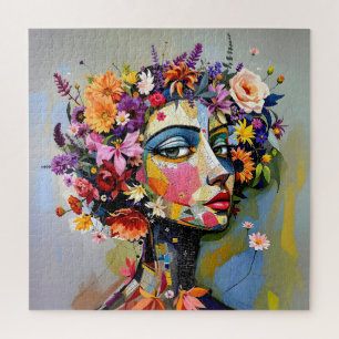 "Blumengeometrie" - Ein botanisches Portrait Puzzle