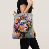"Blumengeometrie" - Ein botanisches Portrait Tasche (Von Nahem)