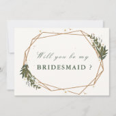 Blumengeometrie heißt, du bist meine Jungfrau-Kart Einladung (Vorderseite)