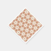 Blumengeometrie Serviette (Ecke)