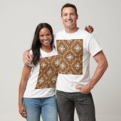 Blumengeometrie: Vintages Kunstmuster. T-Shirt (Unisex)
