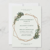 Blumengeometrische Einladung (Vorderseite)