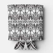 Blumengeometrisches Vintages Nahtloses Muster. Dosenkühler (Rückseite)