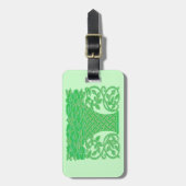 BlumenGepäckanhänger Gepäckanhänger (Vorderseite vertikal)