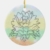 Blumenger Keramik Ornament (Hinten)