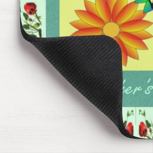 Blumengeruch Muttertagsmuschel Mousepad (Ecke)