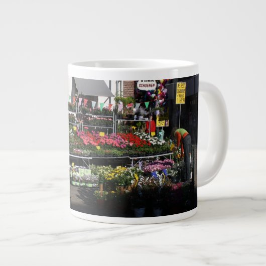 Blumengeschäft Jumbo-Tasse (Vorderseite Rechts)