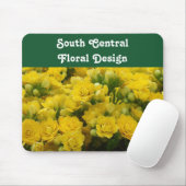 Blumengeschäft lebhafte gelbe Foto-Blume Mousepad (Mit Mouse)