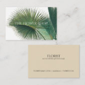 Blumengeschäfts-Geschäftskarte Visitenkarte (Vorne/Hinten)