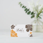 Blumengeschäfts-Karten-Salon-Wellness-Center Visitenkarte (Stehend Vorderseite)