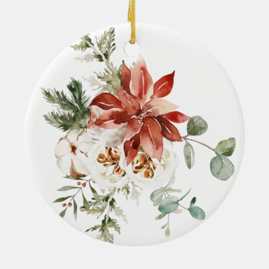 Blumengeschenk für Godparent Vorschlag von Godchil Keramik Ornament (Hinten)