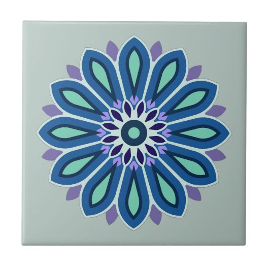 BLUMENGESCHENK FÜR MUTTER TOCHTER SCHWESTER FREUND FLIESE (Vorderseite)