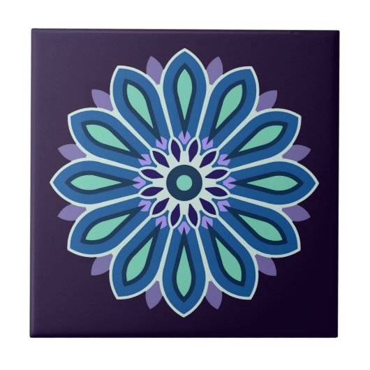 BLUMENGESCHENK FÜR MUTTER TOCHTER SCHWESTER FREUND FLIESE (Vorderseite)