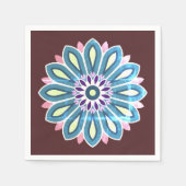 BLUMENGESCHENK FÜR MUTTER TOCHTER SCHWESTER FREUND SERVIETTE (Vorderseite)