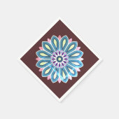 BLUMENGESCHENK FÜR MUTTER TOCHTER SCHWESTER FREUND SERVIETTE (Ecke)