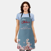 Blumengeschenk für Wasserfarben Schürze (Getragen)