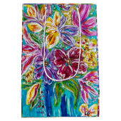 Blumengeschenk-jeden Anlaß Mittlere Geschenktüte (Rückseite)