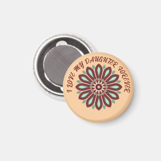 Blumengeschenk Magnet (Vorderseite/Rückseite)