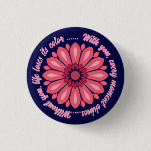 BLUMENGESCHENK MUTTER TOCHTER SCHWESTER LEHRERIN F BUTTON