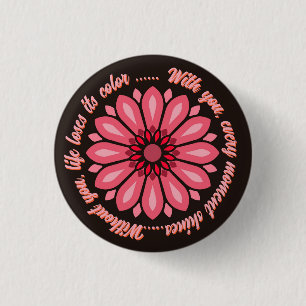 BLUMENGESCHENK MUTTER TOCHTER SCHWESTER LEHRERIN F BUTTON