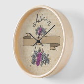 Blumengeschenk Vintag Uhr (Winkel)