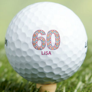 Blumengeschenk zum 60. Geburtstag - Elegantes Rosa Golfball