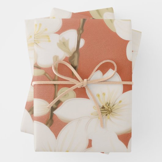 "Blumengeschenkpapier" Geschenkpapier Set (Beispiel)