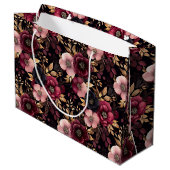 Blumengeschenktasche Große Geschenktüte (Rückseite Schrägansicht)