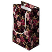 Blumengeschenktasche Kleine Geschenktüte (Rückseite Schrägansicht)