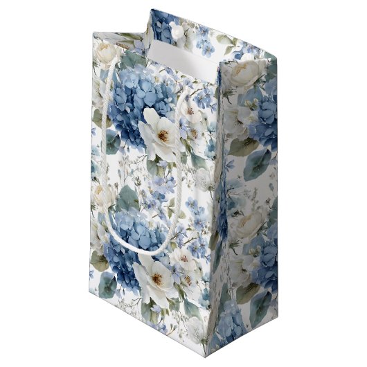 Blumengeschenktasche Kleine Geschenktüte (Vorderseite Schrägansicht)