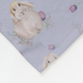 Blumengeschichten, Whimsikgeschichten, Kinderzimme Fleecedecke (Ecke)