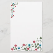Blumengeschirr Briefpapier (Vorderseite)