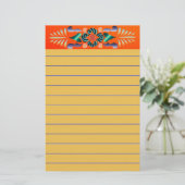 Blumengeschirr Briefpapier (Stehend Vorderseite)
