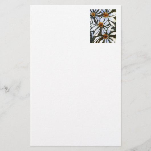 Blumengeschirr "Wilde Daisies" Briefpapier (Vorderseite)