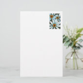 Blumengeschirr "Wilde Dasien" Briefpapier (Stehend Vorderseite)