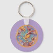 blumengeschmückt schlüsselanhänger (Rückseite)