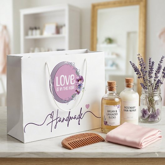 Blumengeschmückte Haaraccessoire-Marke Boutique Große Geschenktüte