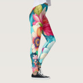 blumengeschmückte Leggings (Rechts)