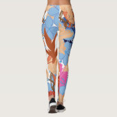 blumengeschmückte Leggings (Rückseite)