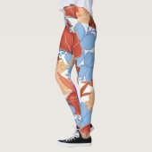 blumengeschmückte Leggings (Links)
