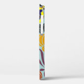 blumengeschmückter Hintergrund Case-Mate iPhone Hülle (Rückseite / Links)