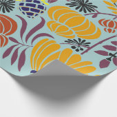 blumengeschmückter Hintergrund Geschenkpapier (Ecke)