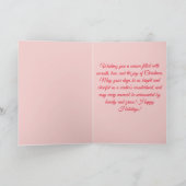 Blumengestalt Dankeskarte (Innenseite)