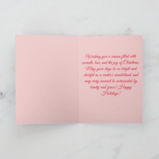 Blumengestalt Dankeskarte (Innenseite)