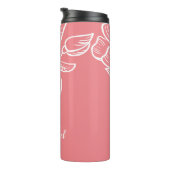 Blumengestalt Ihren eigenen Namen Botanisches Kora Thermosbecher (Nach rechts gedreht)