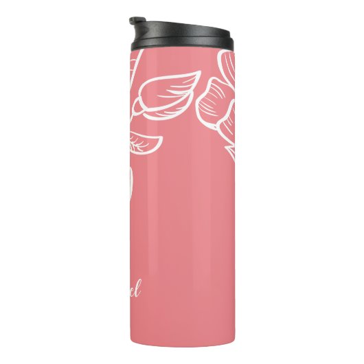 Blumengestalt Ihren eigenen Namen Botanisches Kora Thermosbecher (Nach rechts gedreht)