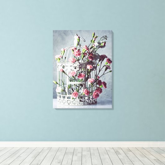 Blumengestalt Leinwanddruck (Insitu (Holzboden))