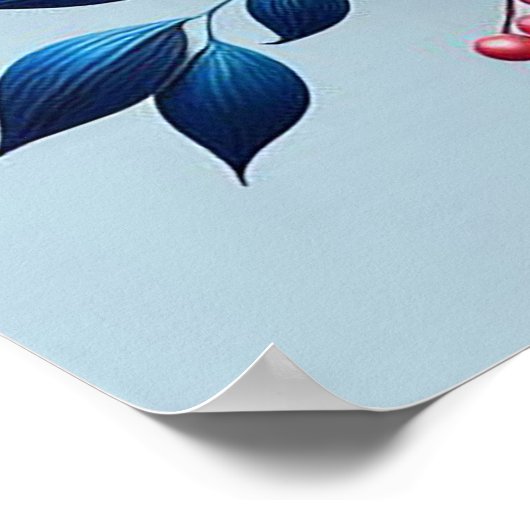 Blumengestalt Poster (Ecke)